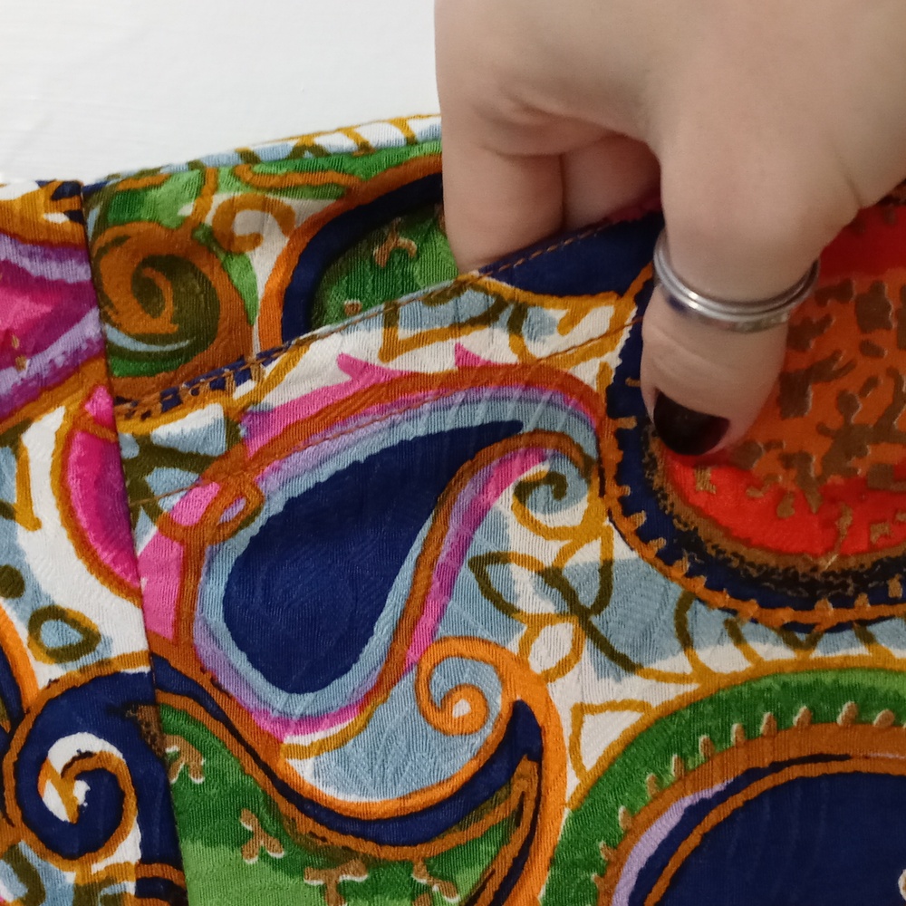 🧡Mr. Turk🧡 - Multicolor Paisley Print Jacquard Cotton Short - Picture 7 of 14
